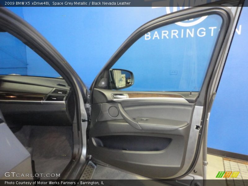 Space Grey Metallic / Black Nevada Leather 2009 BMW X5 xDrive48i