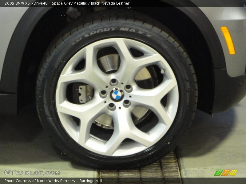 Space Grey Metallic / Black Nevada Leather 2009 BMW X5 xDrive48i