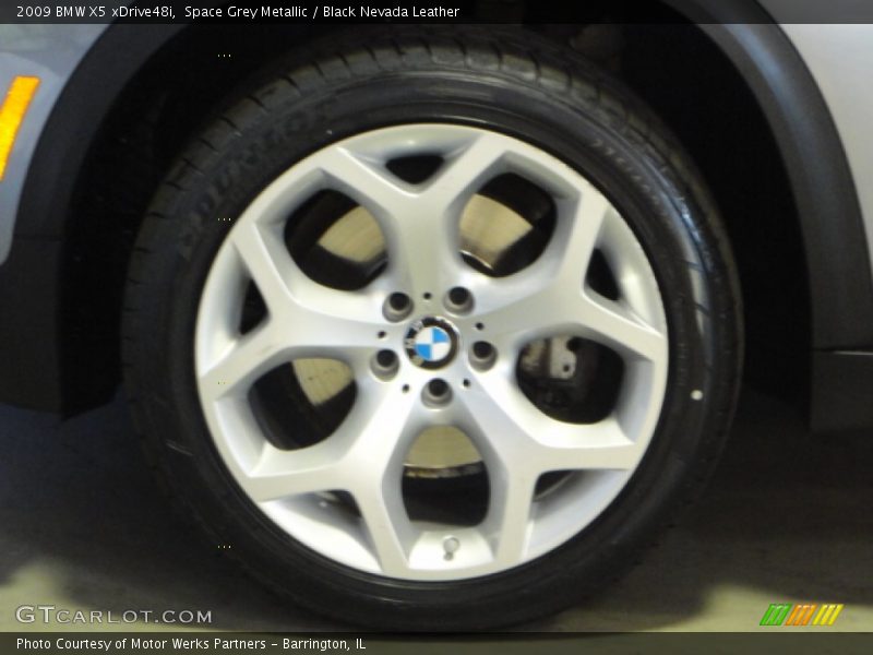 Space Grey Metallic / Black Nevada Leather 2009 BMW X5 xDrive48i