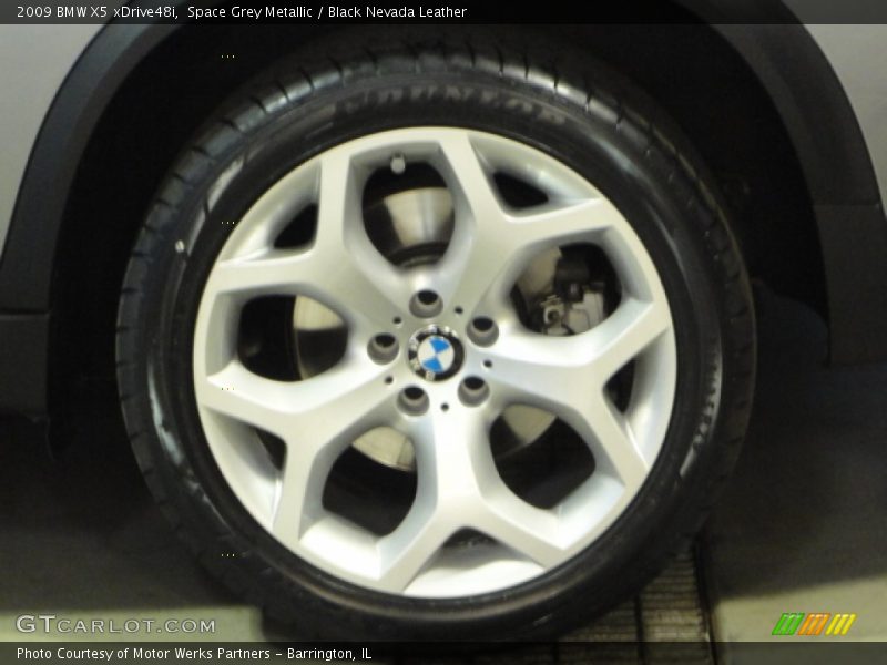 Space Grey Metallic / Black Nevada Leather 2009 BMW X5 xDrive48i