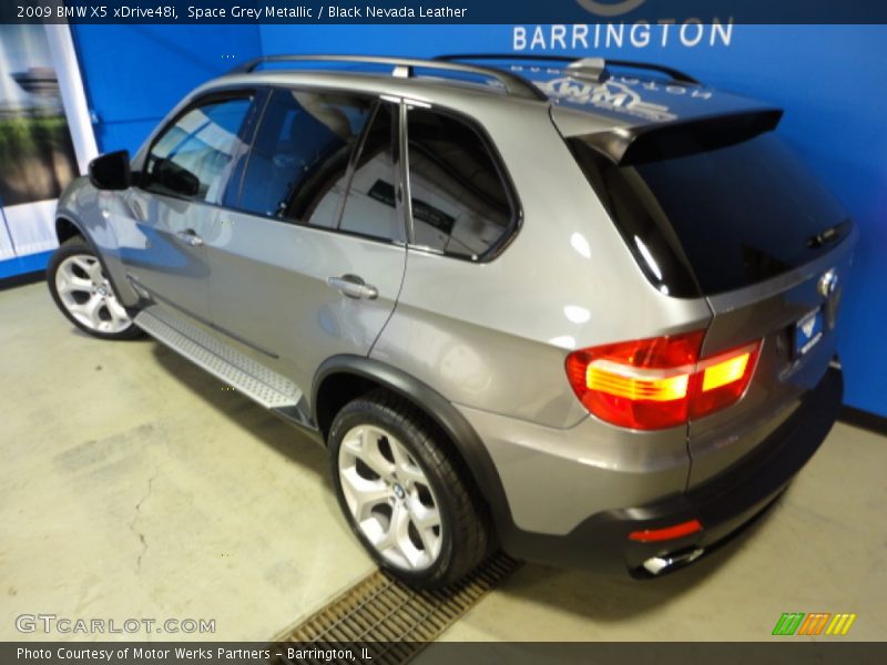 Space Grey Metallic / Black Nevada Leather 2009 BMW X5 xDrive48i