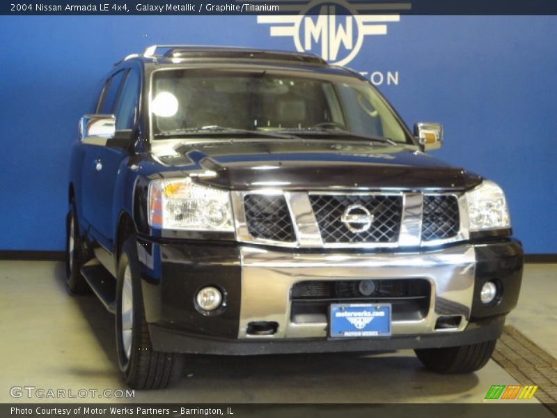 Galaxy Metallic / Graphite/Titanium 2004 Nissan Armada LE 4x4