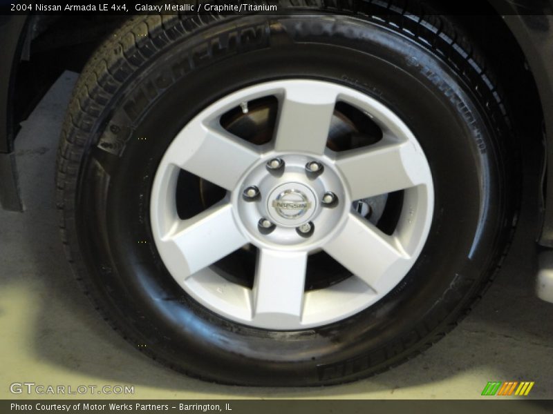 Galaxy Metallic / Graphite/Titanium 2004 Nissan Armada LE 4x4