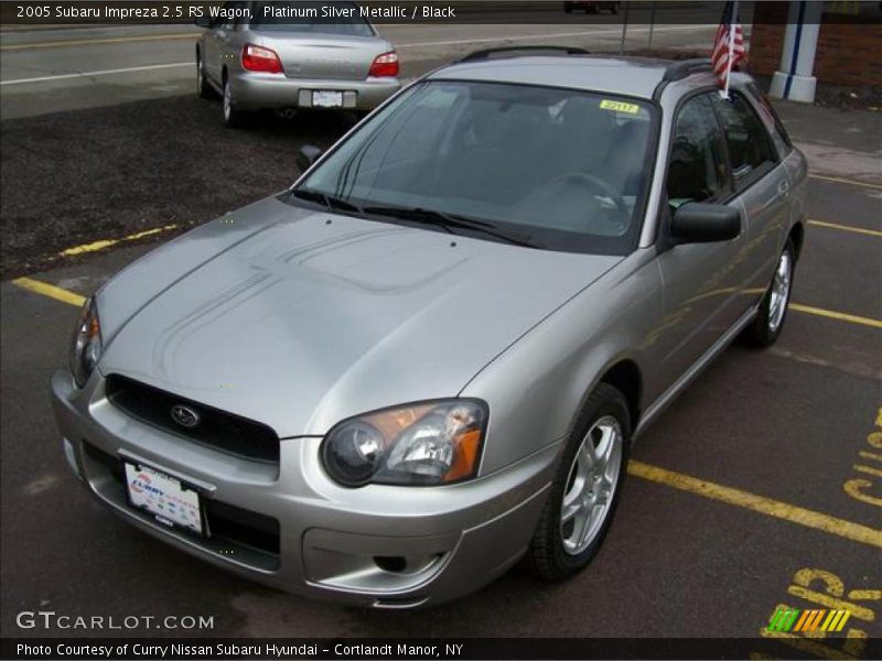 Platinum Silver Metallic / Black 2005 Subaru Impreza 2.5 RS Wagon