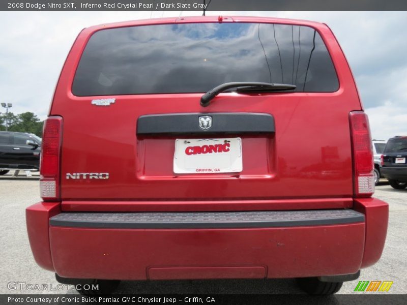 Inferno Red Crystal Pearl / Dark Slate Gray 2008 Dodge Nitro SXT