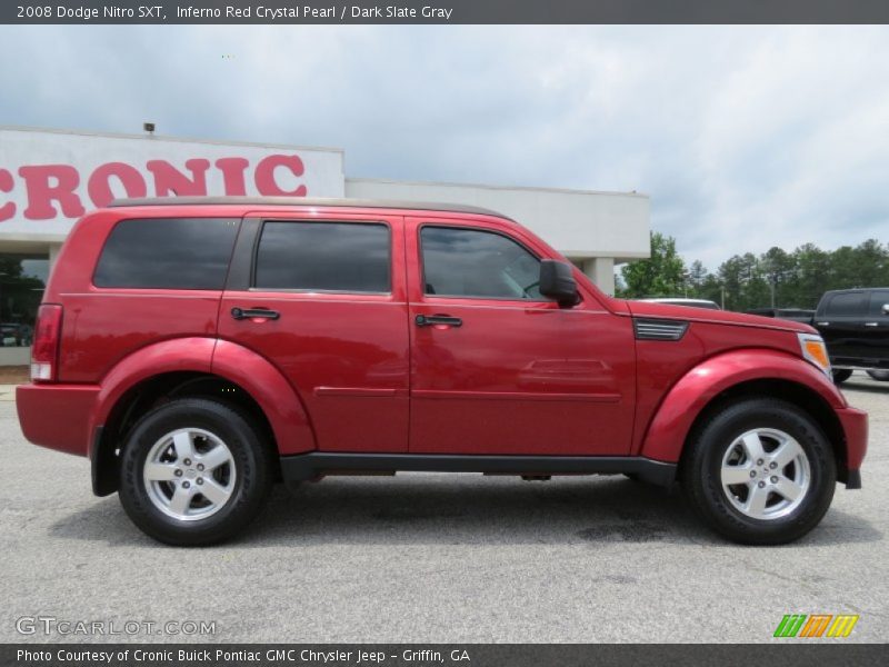 Inferno Red Crystal Pearl / Dark Slate Gray 2008 Dodge Nitro SXT