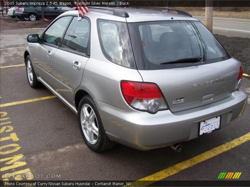 Platinum Silver Metallic / Black 2005 Subaru Impreza 2.5 RS Wagon