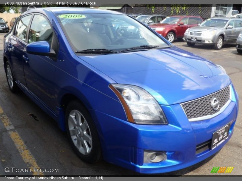 Metallic Blue / Charcoal 2009 Nissan Sentra 2.0 SR