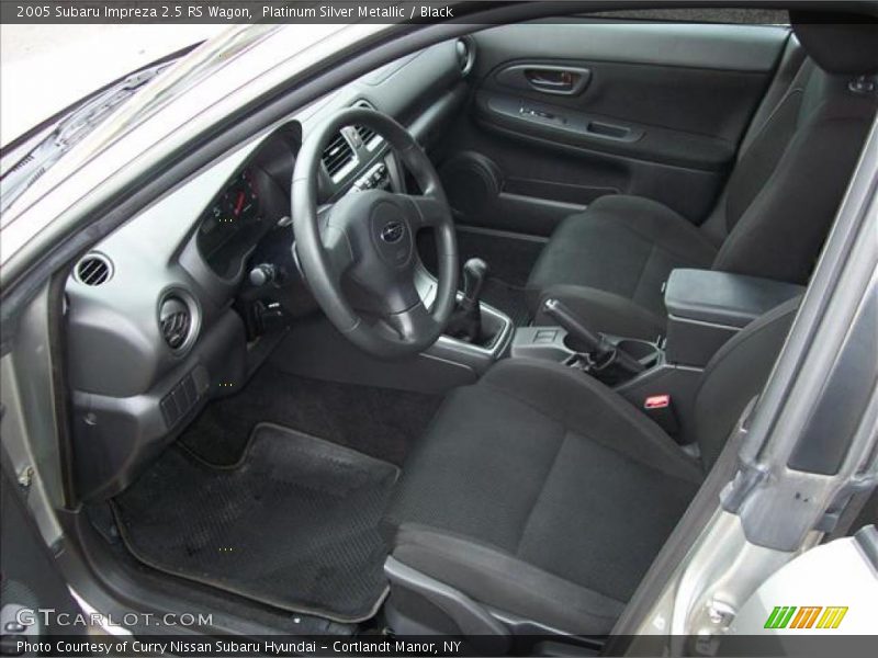 Platinum Silver Metallic / Black 2005 Subaru Impreza 2.5 RS Wagon