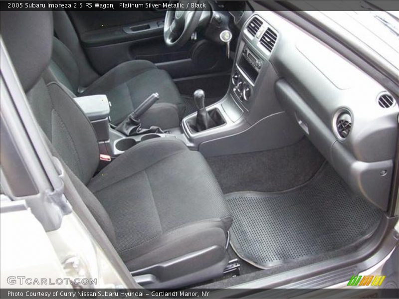 Platinum Silver Metallic / Black 2005 Subaru Impreza 2.5 RS Wagon