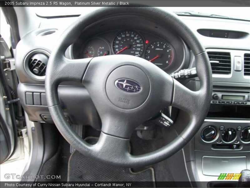 Platinum Silver Metallic / Black 2005 Subaru Impreza 2.5 RS Wagon
