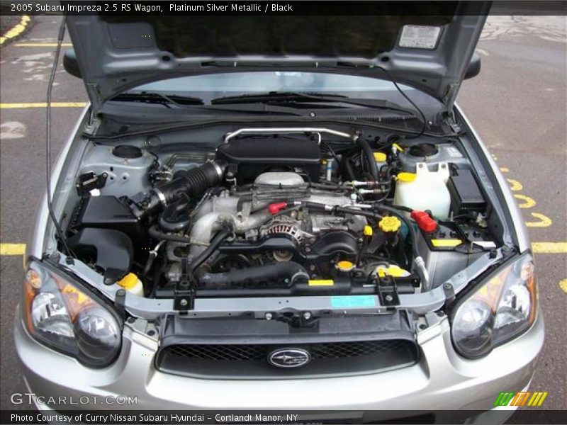 Platinum Silver Metallic / Black 2005 Subaru Impreza 2.5 RS Wagon