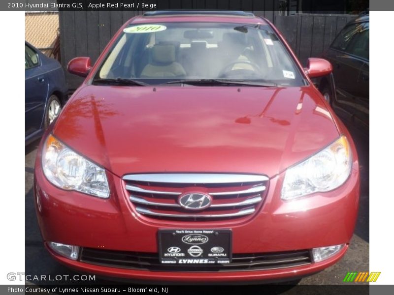 Apple Red Pearl / Beige 2010 Hyundai Elantra GLS