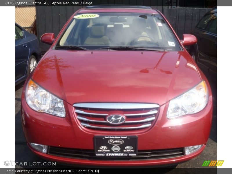 Apple Red Pearl / Beige 2010 Hyundai Elantra GLS