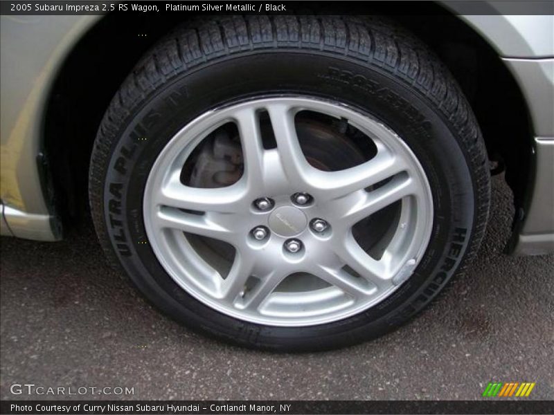 Platinum Silver Metallic / Black 2005 Subaru Impreza 2.5 RS Wagon