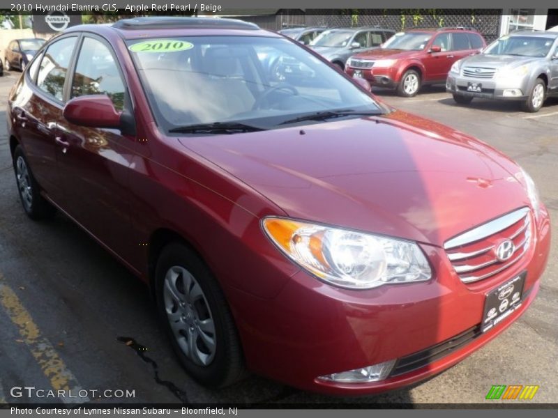 Apple Red Pearl / Beige 2010 Hyundai Elantra GLS