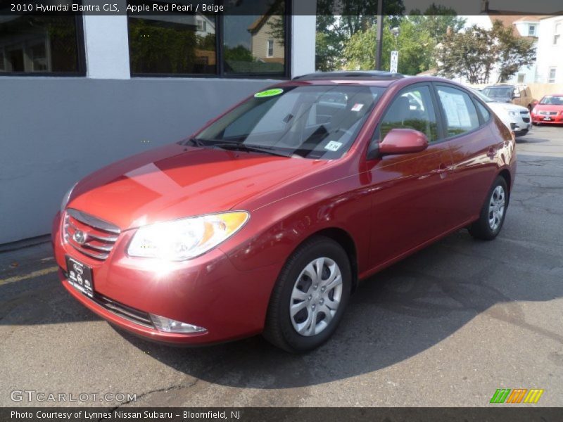 Apple Red Pearl / Beige 2010 Hyundai Elantra GLS