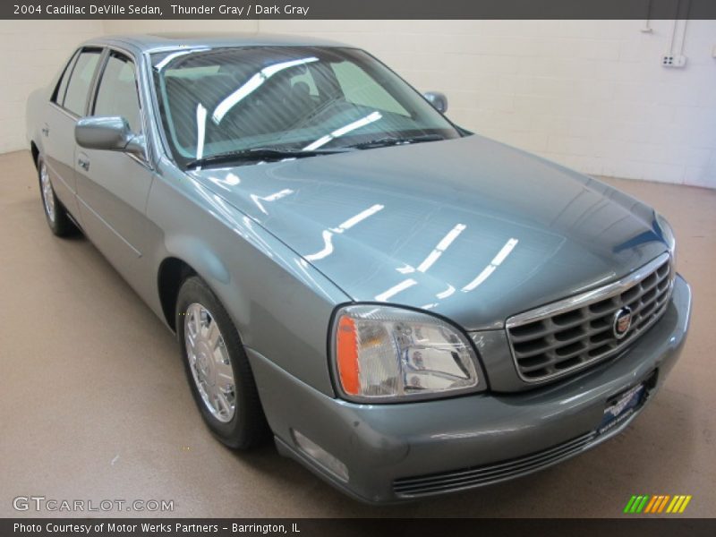 Thunder Gray / Dark Gray 2004 Cadillac DeVille Sedan