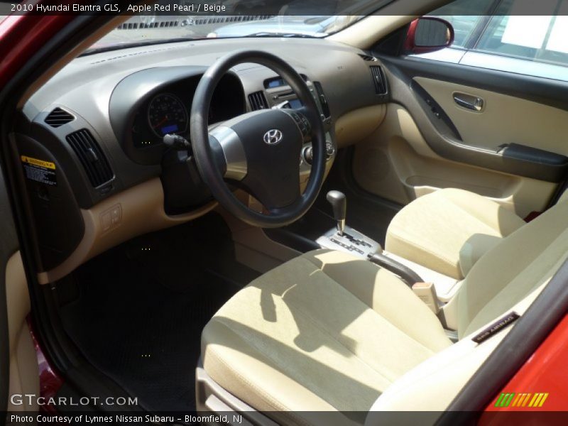 Apple Red Pearl / Beige 2010 Hyundai Elantra GLS