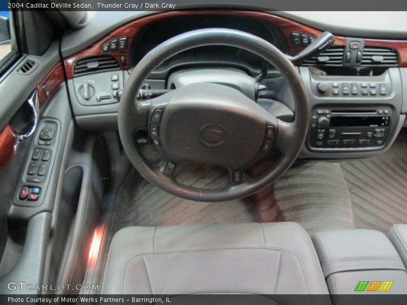 Thunder Gray / Dark Gray 2004 Cadillac DeVille Sedan