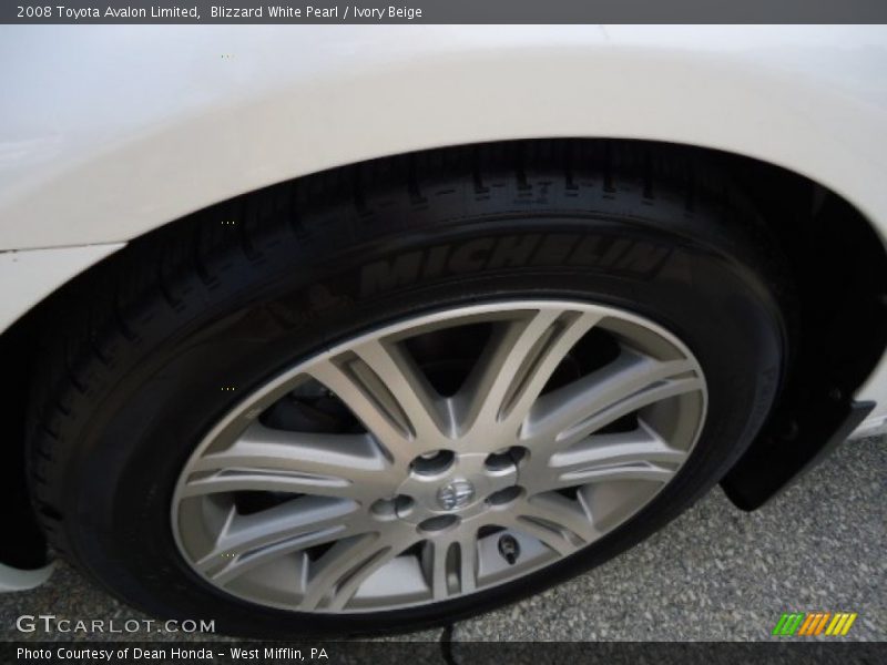 Blizzard White Pearl / Ivory Beige 2008 Toyota Avalon Limited