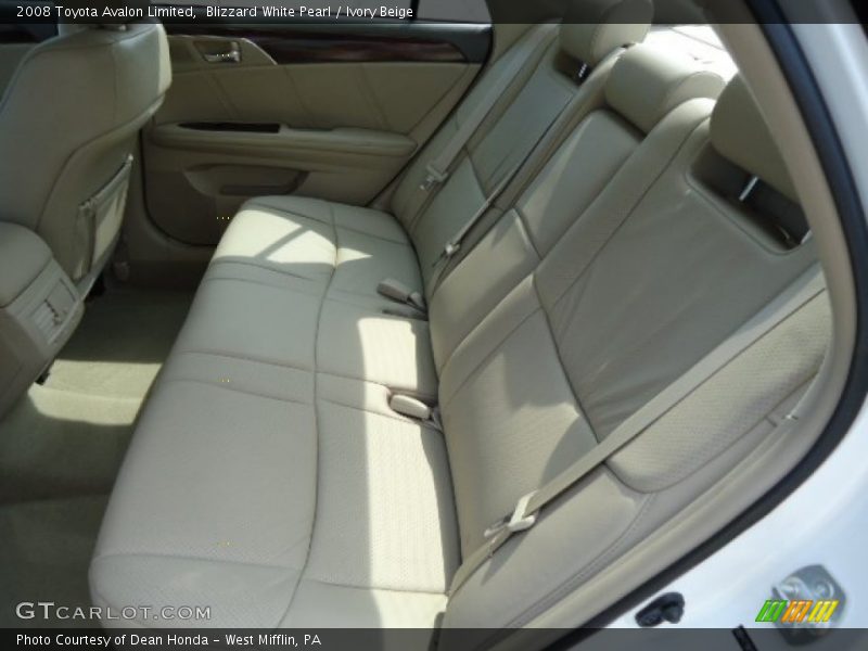 Blizzard White Pearl / Ivory Beige 2008 Toyota Avalon Limited