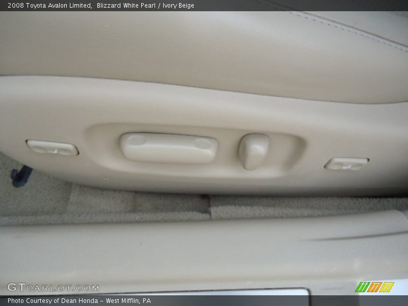 Blizzard White Pearl / Ivory Beige 2008 Toyota Avalon Limited