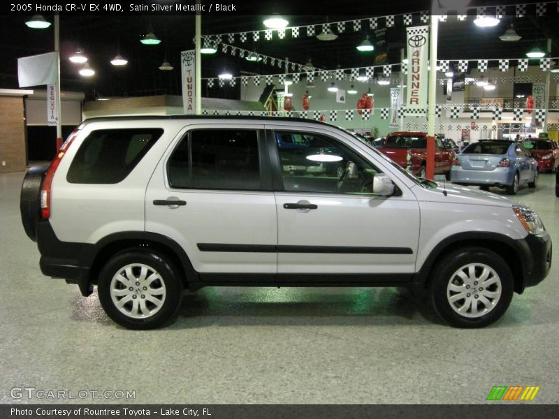 Satin Silver Metallic / Black 2005 Honda CR-V EX 4WD