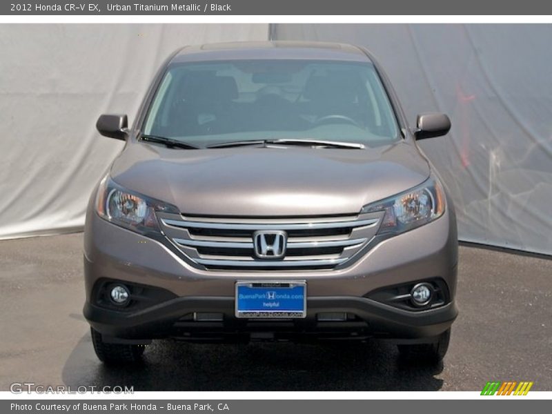 Urban Titanium Metallic / Black 2012 Honda CR-V EX