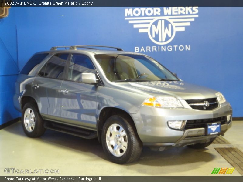 Granite Green Metallic / Ebony 2002 Acura MDX