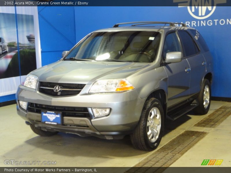 Granite Green Metallic / Ebony 2002 Acura MDX