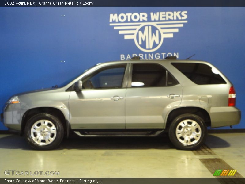 Granite Green Metallic / Ebony 2002 Acura MDX