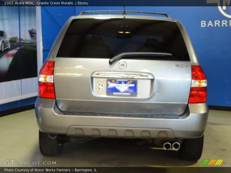 Granite Green Metallic / Ebony 2002 Acura MDX