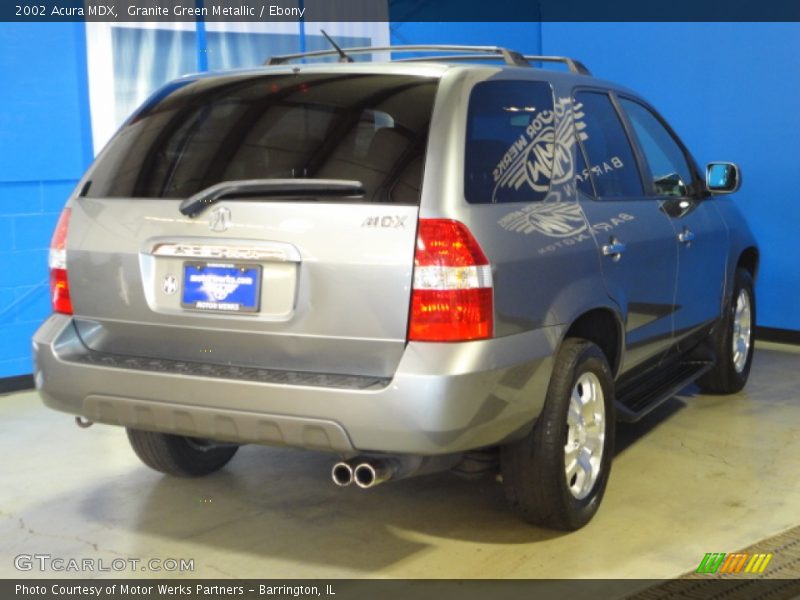 Granite Green Metallic / Ebony 2002 Acura MDX