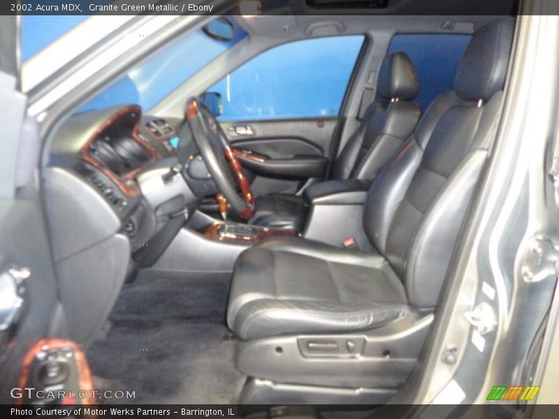 Granite Green Metallic / Ebony 2002 Acura MDX