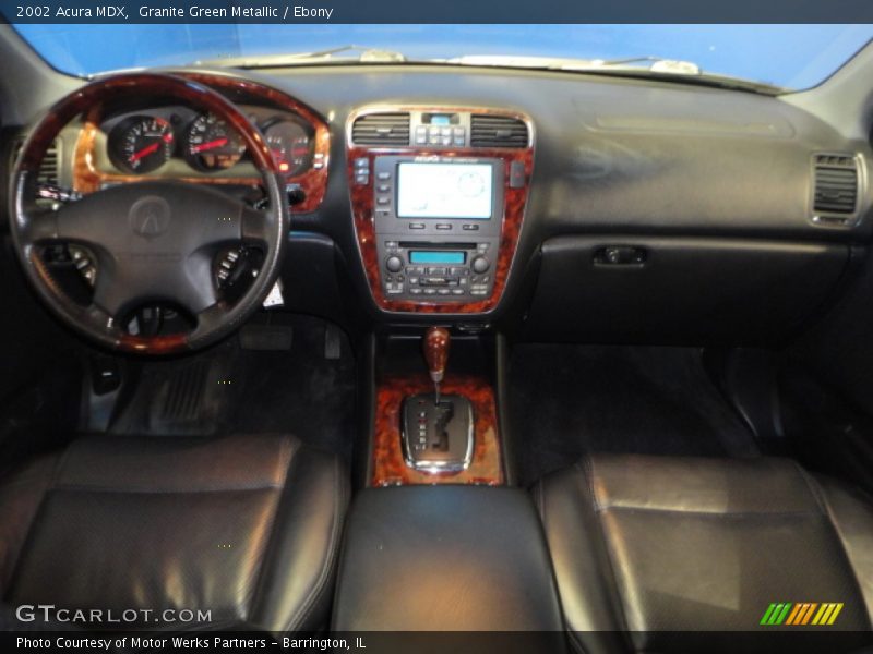 Granite Green Metallic / Ebony 2002 Acura MDX