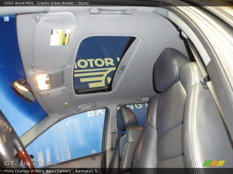 Granite Green Metallic / Ebony 2002 Acura MDX