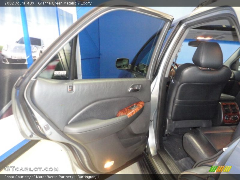 Granite Green Metallic / Ebony 2002 Acura MDX