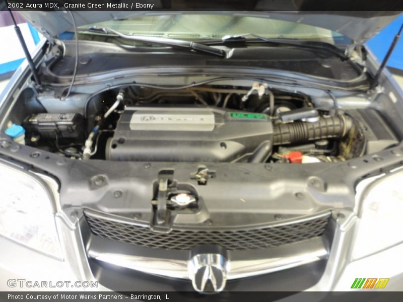 Granite Green Metallic / Ebony 2002 Acura MDX