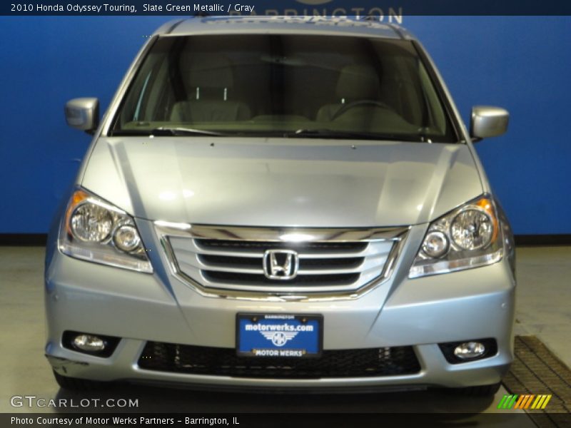 Slate Green Metallic / Gray 2010 Honda Odyssey Touring