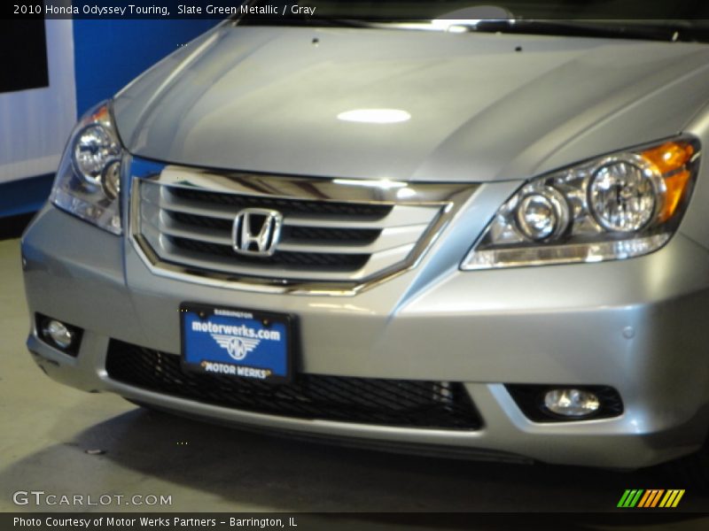 Slate Green Metallic / Gray 2010 Honda Odyssey Touring