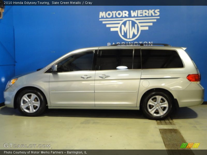 Slate Green Metallic / Gray 2010 Honda Odyssey Touring