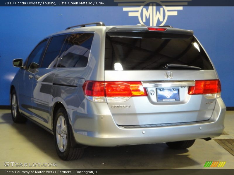 Slate Green Metallic / Gray 2010 Honda Odyssey Touring