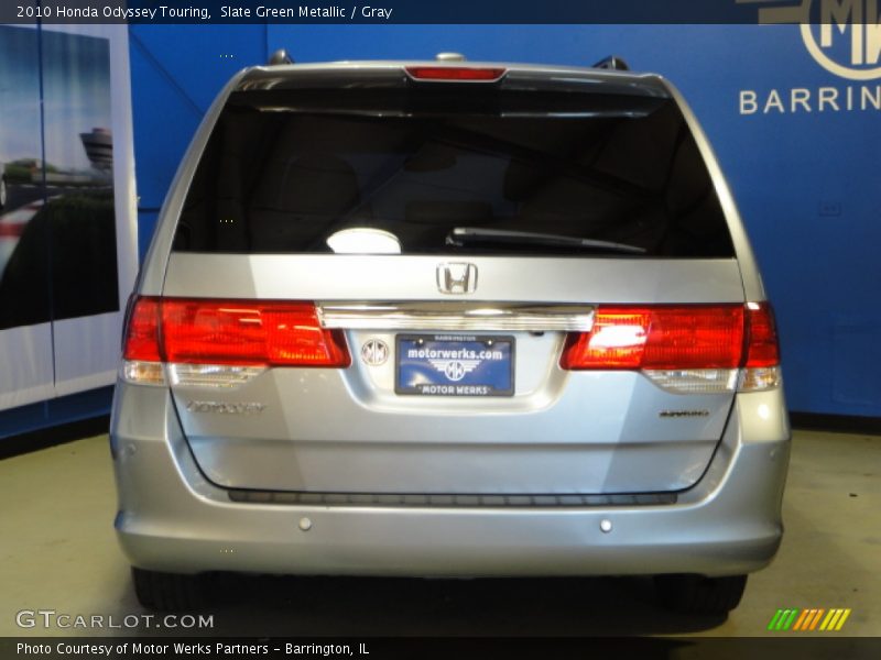Slate Green Metallic / Gray 2010 Honda Odyssey Touring