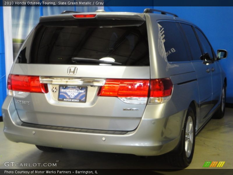 Slate Green Metallic / Gray 2010 Honda Odyssey Touring