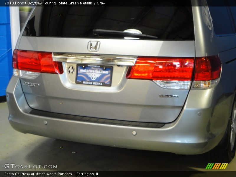 Slate Green Metallic / Gray 2010 Honda Odyssey Touring