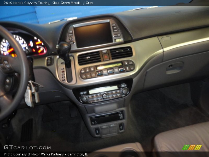 Slate Green Metallic / Gray 2010 Honda Odyssey Touring