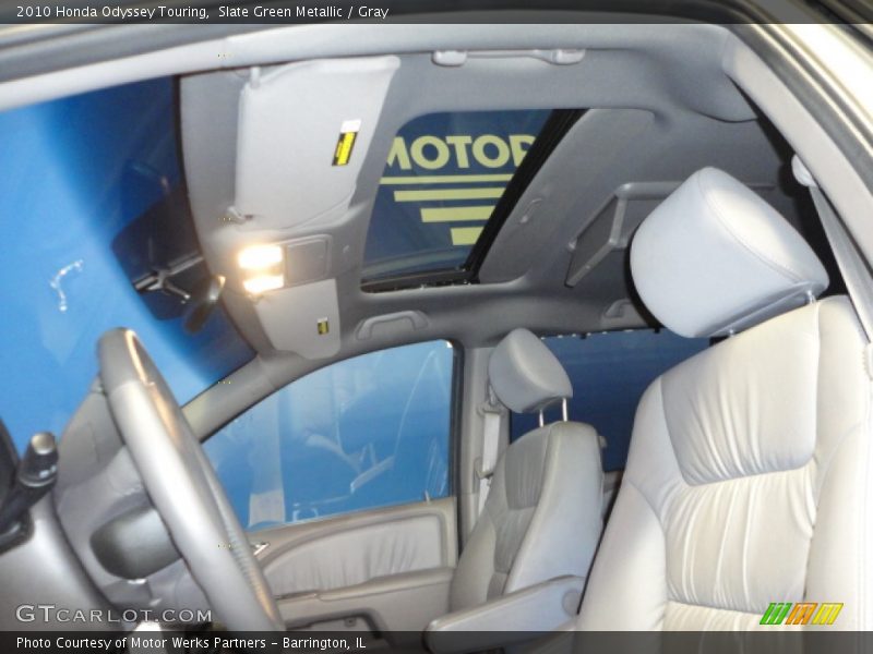 Slate Green Metallic / Gray 2010 Honda Odyssey Touring