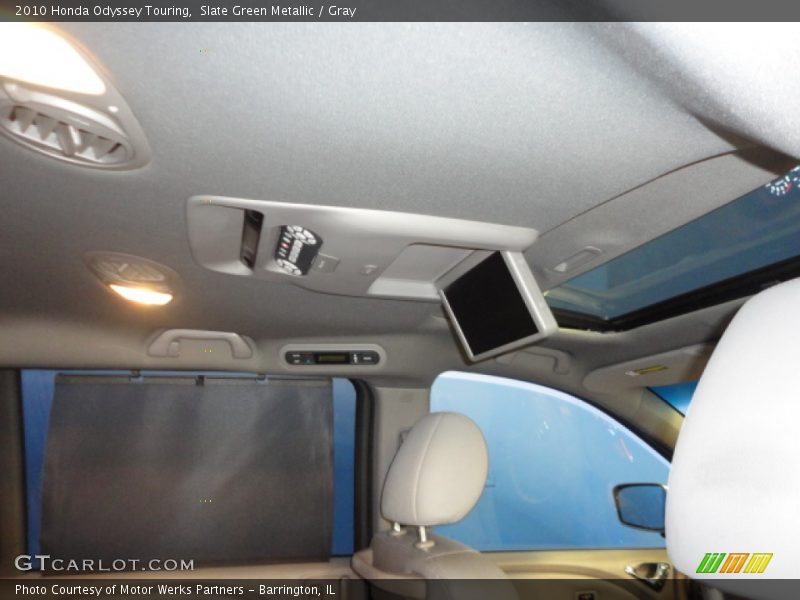 Slate Green Metallic / Gray 2010 Honda Odyssey Touring