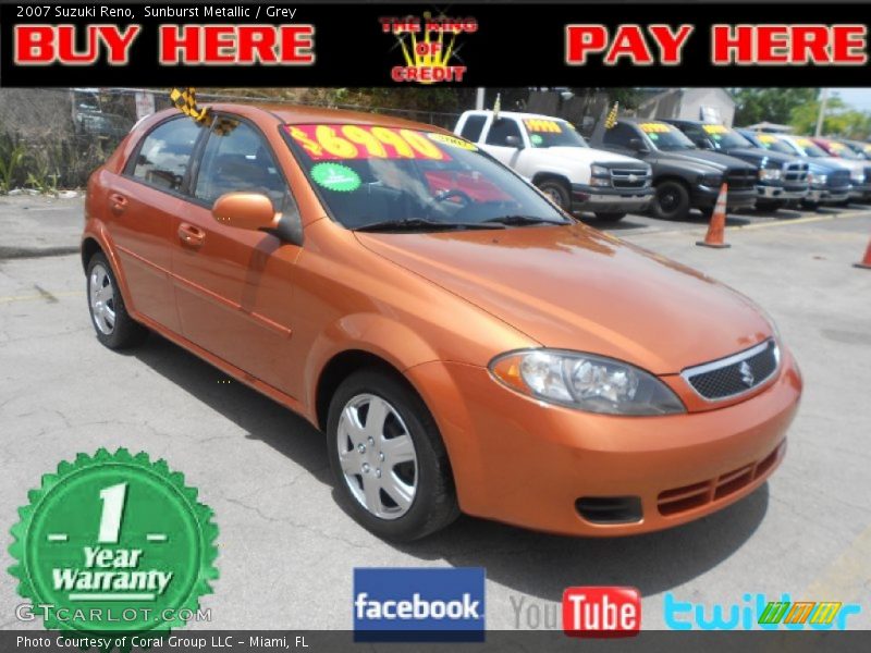 Sunburst Metallic / Grey 2007 Suzuki Reno